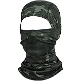 Balaclava Breathable Neck Cover Face Warmer UV Protection Mask for Men and Women Lightweight Tactical Sun Hood for Skiing Cyc