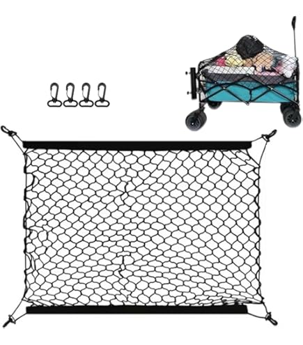 X AUTOHAUX Car Trunk RV Boat Large Cargo Net Storage Mesh Pocket Set 35 - View #12
