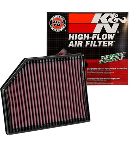 K&N Engine Air Filter: Reusable, Clean Every 75,000 Miles, Washable, Premium, Replacement Car Air Filter: Compatible With 2017-2020 NISSAN (Versa, Kicks, DFAC Kicks), 33-5087 - View #12