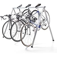 サンワダイレクト 自転車スタンド 駐輪場 サドル引掛け式 最大5台 ロード/クロス バイク 対応 800-BYST5