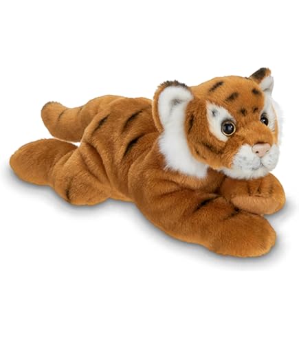 Aurora, 13170, MiYoni White Tiger, 8In, Soft Toy, White - EveryMarket