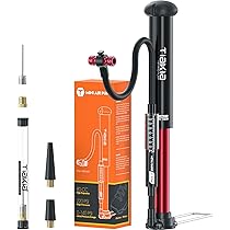 Amazon | Tiakia 自転車 空気入れ フロアポンプ 米式/英式/仏式 バルブ 
