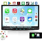 KASUVAR 1DIN 8コア4+64Gアンドロイドカーナビ 32バンドDSP 無線CarPlay/Androidauto&ミラーリング 10.1インチディスプレイオーディオ Bluetooth5.0/GoogleStore/2画面表示/WIFI/
