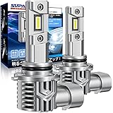 『業界最ちっちゃ！』SUPAREE HB3 LED ヘッドライト ハイビーム用 車検対応 爆光 HB4 LED フォグランプ 14000lm 20W*2 6500K ハロゲンより小さい 高光効LEDチップ搭載 DC 12V車用 二重放熱 ファンレス 