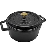 staub ストウブ Round Cocotte ピコ ココットラウンド 20cm 1102025 ブラック 並行輸入品 STB-9300-000 [並行輸入品]