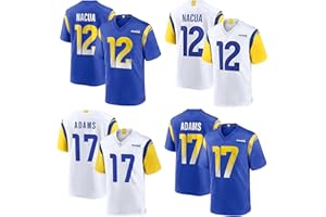 ダバンテ・アダムス ユニフォーム ロサンゼルス・ラムズ NFL アメリカンフットボール スーパーボウル チームウェア 非公式 トップスのみ 練習用 柔らかい プレゼント 誕生日 クリスマス 贈り物 吸汗 速乾 快適