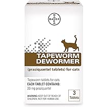 Bayer Tapeworm Dewormer Praziquantel Tablets For Cats 3 Count Praziquantel Tablets For Cats And Kittens 6 Weeks And Older Amazon Sg Pet Supplies