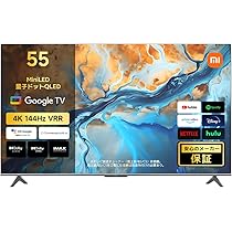Amazon | Xiaomi テレビ 55インチ 量子ドット miniLED Google TV 4K 