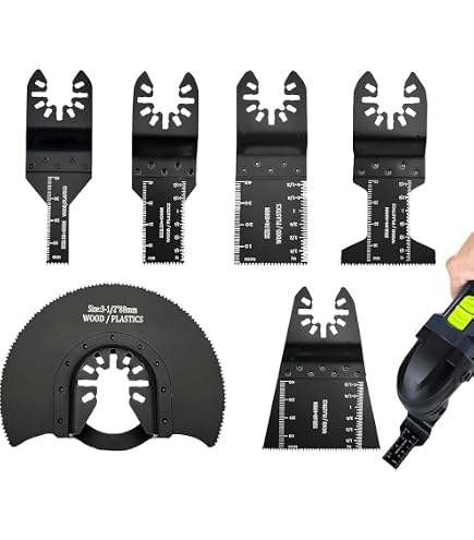146 Pack Oscillating Saw Blades, CONNOO Oscillating Tool Blades With