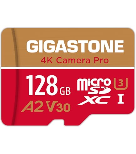 Amazon | gigastoneマイクロSD 64GB SD変換アダプタ付き2組セット 