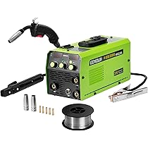 Amazon | EENOUR 半自動溶接機 MIG120L 最大出力120A 1台3役 ノンガス 