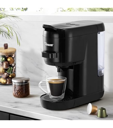 Tristar Máquina Multicápsula 3-en-1 – Compatible con Cápsulas Nespresso®, Dolce Gusto®, Cápsulas ESE – 19 bares – Libre de BPA – CM-2301