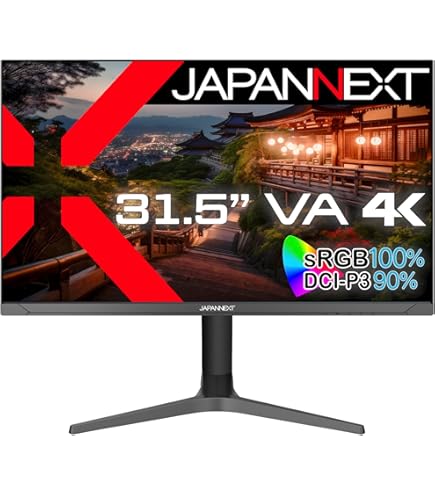 Amazon.co.jp: JAPANNEXT PCモニター JN-315V4KHDR-J ブラック ［31.5  