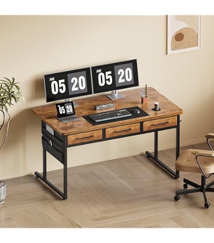 Amazon | IKEA/イケア ALEX/アレクス デスク100x48 cm：ブラック 