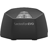 Adaptive Sound Technologies LectroFan Evo ホワイトノイズサウンドマシン 22個のユニークな非ループファンとホワイトノイズサウンドとスリープタイマー付き チャコール