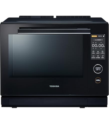 Amazon | 東芝 過熱水蒸気オーブンレンジ 30L グランブラックTOSHIBA 