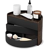 Umbra Moona Jwellery Storage Box, Black/Walnut