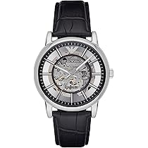 Amazon | エンポリオ アルマーニ メンズ AR1981 ドレス ブルー レザー