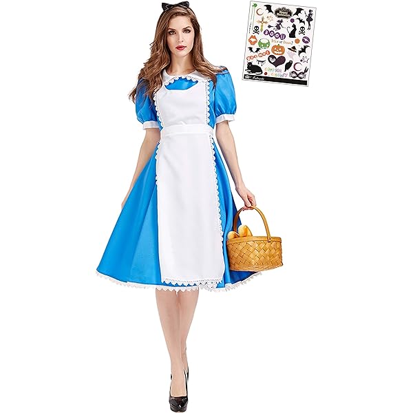 コスプレセット アリス風 Amazon.co.jp: [ELEEJE] アリス 風 ワンピース パニエ