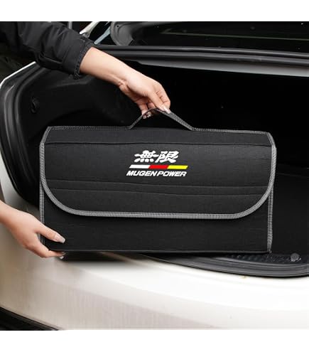 Amazon.co.jp: 無限 Mugen ホンダ 車用 トランク 収納ボックス, 無限