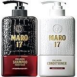 MARO17 コラーゲン シャンプー パーフェクトウォッシュ & コラーゲン スカルプ コンディショナー セット モイスチャライジング 350ml×2 メンズ