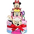 KanonBabys おむつケーキ 女の子 ミニー ディズニー 出産祝い 2段 Sサイズ 3101