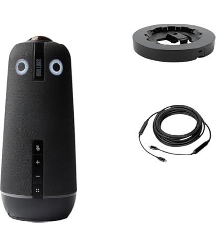 Amazon.co.jp: Owl Labs 拡張マイク - チャコール。 : パソコン