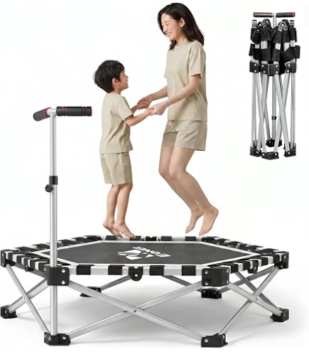 Amazon | HOMKAI トランポリン 40インチ 静音 折りたたみ エクササイズ