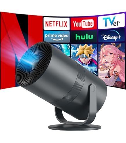 Amazon.co.jp: Polocsh Projector, HY300 Pro Mini Projector with