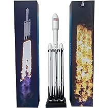 wltk SpaceX Falcon 9 STRONGBACK 1/233 Diecast Rocket Model