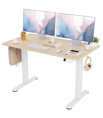 Amazon | GIBBON MOUNTS 昇降デスク 幅88cm×奥行き50cm 一枚板 電動