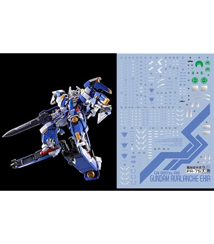 Amazon | MG 00Q GN SwordIV Full Saber ダブルオークアンタ デカール