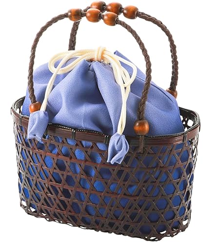 【美品】ペルケ　アラログ×キャンバス　かごバッグ　籐 美品】ペルケ アラログ×キャンバス かごバッグ 籐 - メルカリ