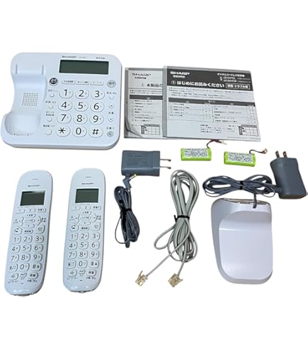 Amazon | シャープ 電話機 コードレス 親機コードレス 子機1台