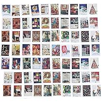 Amazon.co.jp: ギフトシール クリスマス アンティークサンタ 4種