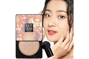 Voluroky クッションファンデーションVENZEN BEAUTY CREAM 美白 ツヤ肌美肌潤い明るい 瞬間にカバー1つ6役 呼吸できるカバー力強い 乾燥しがちな肌にうるおいを与え、なめらかでつややかな肌を長時間キープする！ (01#しぜんし