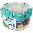 Sistema Snacks TO GO Food Storage Container | 400 ml | Small Snack Pot with Compartments | BPA-Free | Assorted colours