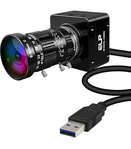 ELP 20MP 5K Ultra HD カメラ 5120x3840 産業用 Amazon.co.jp: ELP 20MP USBカメラ 4K 30fps USB3.0 Type-Cウェブ