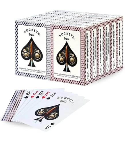 Bicycle Playing Cards 6 Deck Rider Back Black and Gold Spades