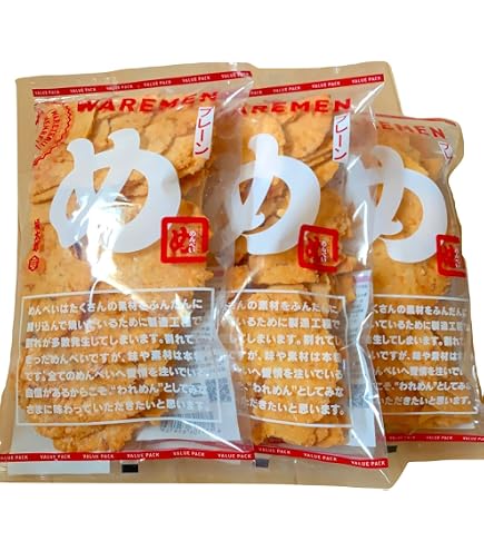 Amazon.co.jp: 福太郎 めんべい マヨネーズ味 お徳用 200g われせん