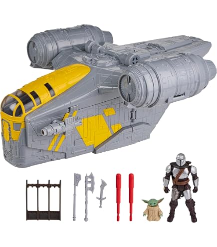 マンダロリアン・アンド・グローグー レイザー・クレスト　プラモデル　2点セット Amazon.co.jp: ハズブロ（Hasbro）STAR WARS スター・ウォーズ／アンド