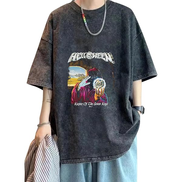 Amazon | ハロウィン HELLOWEEN バンドTシャツ 095 (Lサイズ) | T