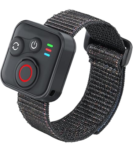 Bluetooth Fernbedienung für DJI Osmo Action 6/5 Pro/4/360 Kameras Zubehör, 50m Reichweite Remote Controller mit Gurten, IPX4 Wasserdicht 96h Ausdauer Schnelles Laden BT5.1 Type-C