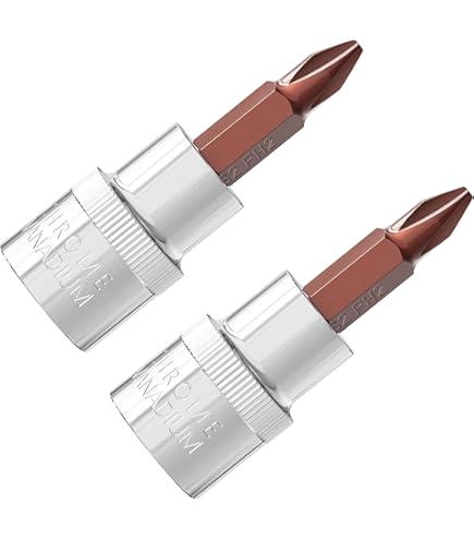 FOCMKEAS 3PCS 3/8" Drive PH3(#3) Phillips Bit Socket, Heat Treated S2 Steel Screwdriver Bits, CR-V Socket 1.9" Length - View #7