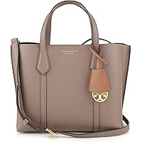 [トリーバーチ] トートバッグ 81928 093 SMALL TRIPLE-COMPARTMENT TOTE ブラウングレー系 [並行輸入品]