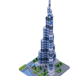 ナノブロックの人気壁紙画像 ブルジュ・ハリファ NBH_122