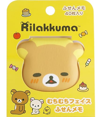 Amazon.co.jp: サンエックス(San-X) リラックマ むちむちまんぷく付箋