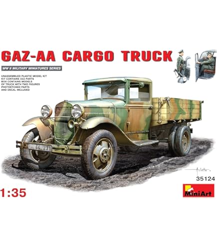 Amazon | ミニアート 1/35 GAZ-AAA 1941ソビエトカーゴトラック  