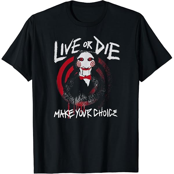 Amazon | Saw Game Over Head Trap Horror Movie Tシャツ | Tシャツ