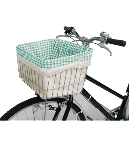 カバさん専用 前用】厚手2段式チェック前バスケットカバー D-2FCH2400